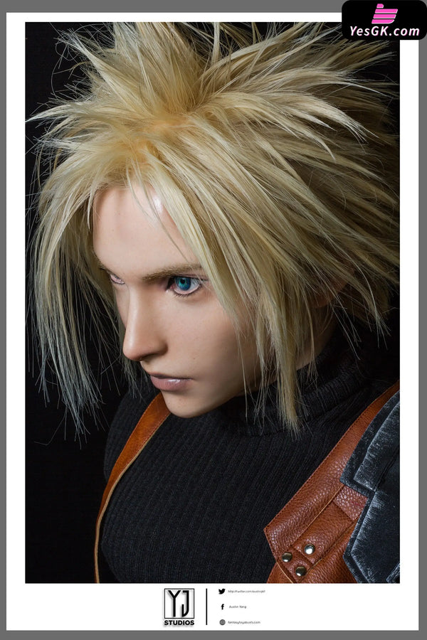 Final Fantasy Vii Kuraudo Sutoraifu Bust Resin Statue - Yj Studio [Pre-Order]