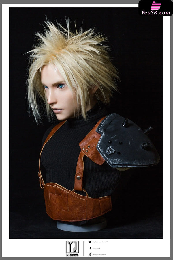 Final Fantasy Vii Kuraudo Sutoraifu Bust Resin Statue - Yj Studio [Pre-Order]