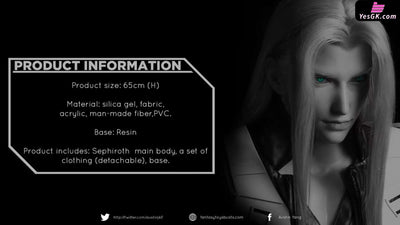 Final Fantasy Vii Sephiroth Resin Statue - Yj Studio [Pre-Order]