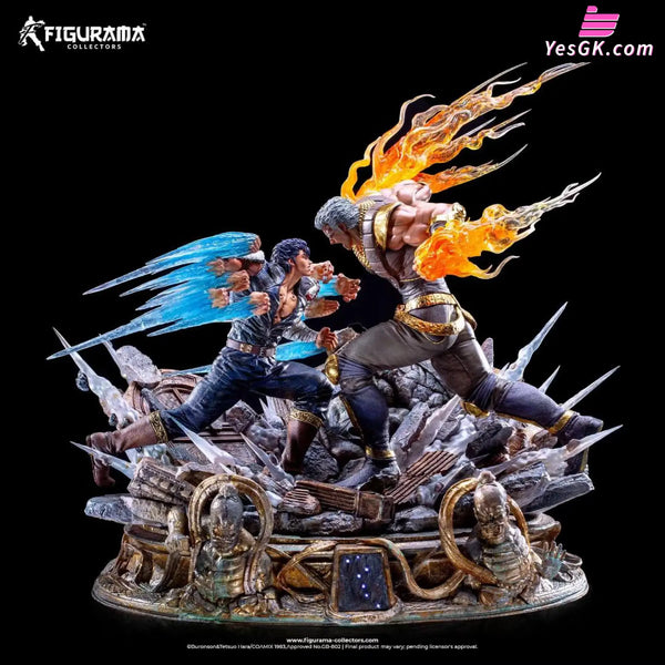 Fist Of The North Star Kenshiro Vs. Raoh Resin Statue - Figurama Studio [Pre - Order] Deposit