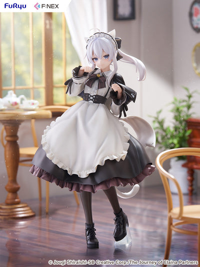 Wandering Witch: The Journey of Elaina Elaina Cat Ear Cafe Ver. 1/7 Scale Figure (Licensed) - FuRyu [Pre-Order]