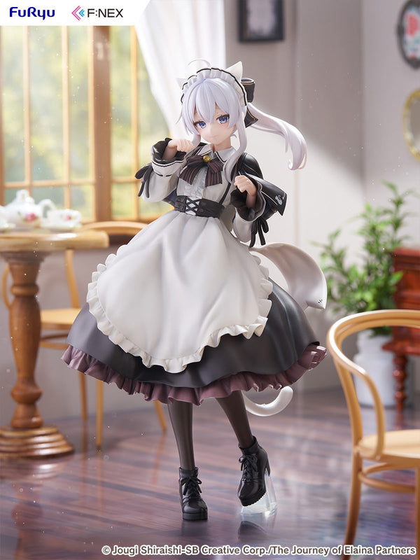 Wandering Witch: The Journey of Elaina Elaina Cat Ear Cafe Ver. 1/7 Scale Figure (Licensed) - FuRyu [Pre-Order]