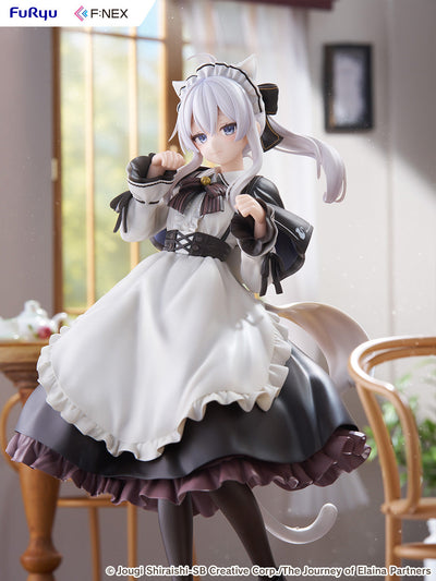 Wandering Witch: The Journey of Elaina Elaina Cat Ear Cafe Ver. 1/7 Scale Figure (Licensed) - FuRyu [Pre-Order]