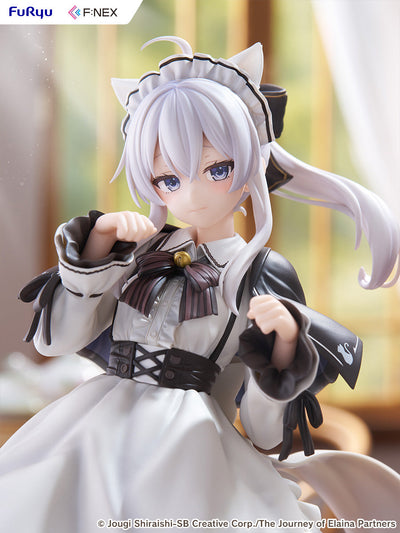 Wandering Witch: The Journey of Elaina Elaina Cat Ear Cafe Ver. 1/7 Scale Figure (Licensed) - FuRyu [Pre-Order]