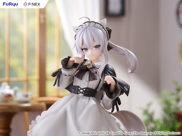 Wandering Witch: The Journey of Elaina Elaina Cat Ear Cafe Ver. 1/7 Scale Figure (Licensed) - FuRyu [Pre-Order]