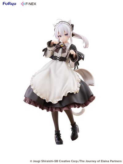 Wandering Witch: The Journey of Elaina Elaina Cat Ear Cafe Ver. 1/7 Scale Figure (Licensed) - FuRyu [Pre-Order]