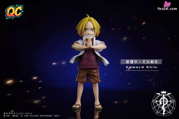Fullmetal Alchemist Edward Elric & Alphonse Elric GK Statue - Qi Chen Studio [In-Stock] - Full Payment / Edward Elric