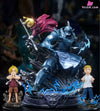 Fullmetal Alchemist Edward Elric & Alphonse Elric GK Statue - Qi Chen Studio [In-Stock] - Others