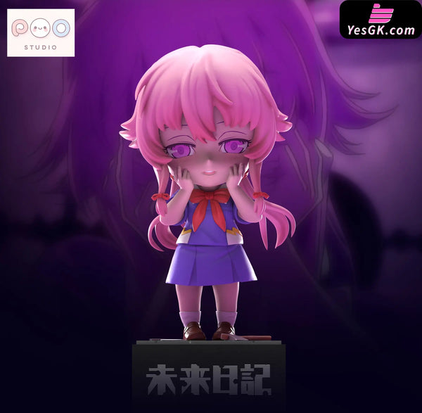 Future Diary Chibi Yuno Gasai Desktop Ornament GK Statue - POPO Studio [Pre-Order] Deposit Others
