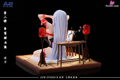 Genshin Impact 2Nd Before The Window Arranges Her Hair Kamisato Ayaka Statue - Ayw Studio