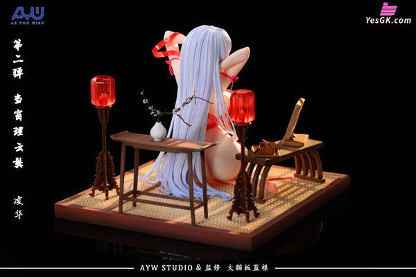Genshin Impact 2Nd Before The Window Arranges Her Hair Kamisato Ayaka Statue - Ayw Studio