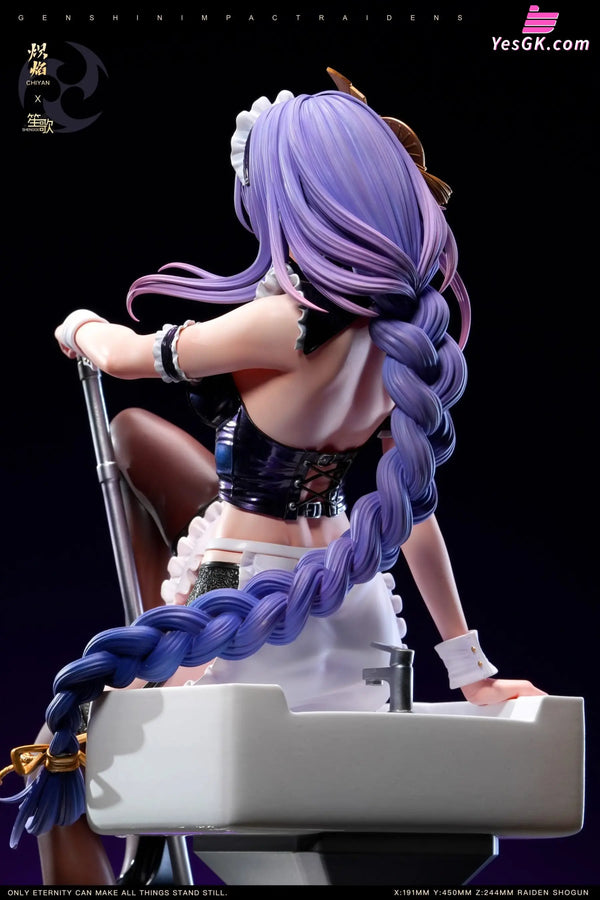 Genshin Impact Bathroom Maid Raiden Shogun Resin Statue - Chiyan Studio & Shengge Studio [Pre -