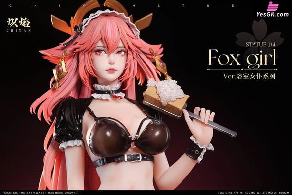 Genshin Impact Bathroom Maid Yae Miko & Ganyu Statue - CHIYAN Studio