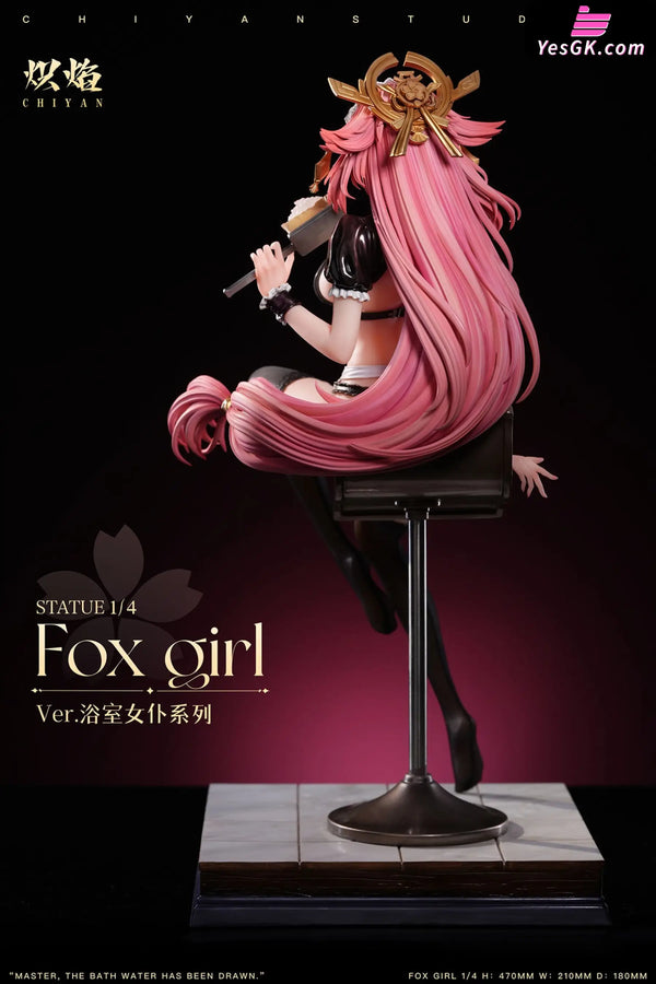 Genshin Impact Bathroom Maid Yae Miko & Ganyu Statue - CHIYAN Studio