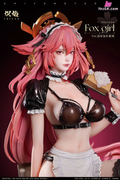 Genshin Impact Bathroom Maid Yae Miko & Ganyu Statue - CHIYAN Studio