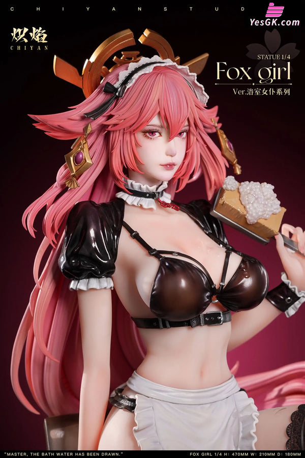 Genshin Impact Bathroom Maid Yae Miko & Ganyu Statue - CHIYAN Studio