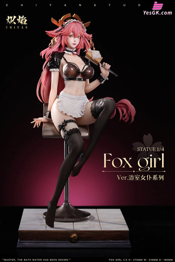 Genshin Impact Bathroom Maid Yae Miko & Ganyu Statue - CHIYAN Studio