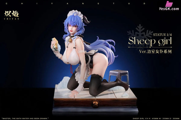 Genshin Impact Bathroom Maid Yae Miko & Ganyu Statue - CHIYAN Studio
