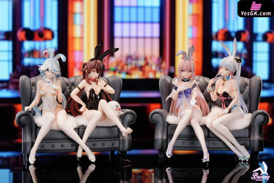 Genshin Impact Bunny Girl #2 Furina & Kamisato Ayaka Sangonomiya Kokomi Hu Tao Resin Statue -