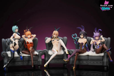Genshin Impact Bunny Girl #3 Keqing & Mona & Yoimiya & Eula & Jean 1/7 GK Statue - Bunny Studio [Pre-Order] Genshin