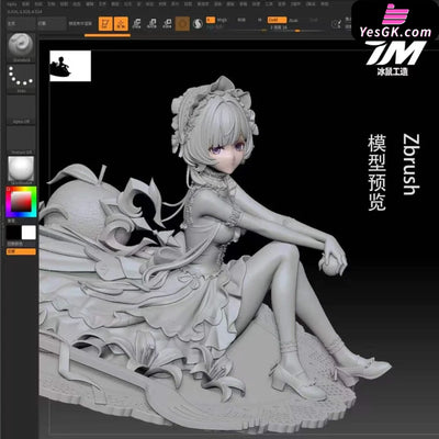 Genshin Impact Columbina & Sandrone Statue - Ice Mouse Studio