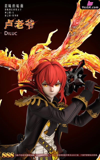 Genshin Impact Diluc Statue - Whale Song Studio & Ruan Tang Studio [Pre - Order]