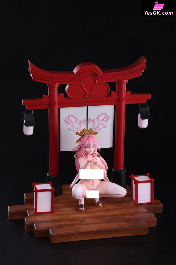 Genshin Impact Festival activities at the shrine Aether & Yae Miko Statue - OVER WATCH Studio [In-Stock] Full Payment