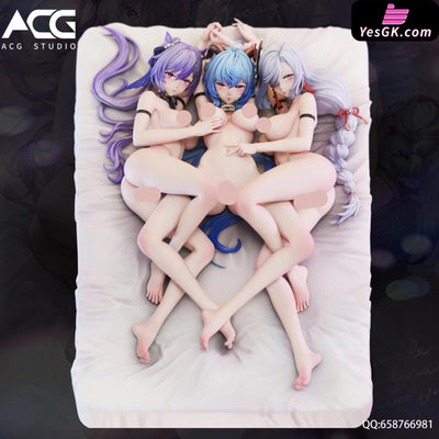 Genshin Impact Ganyu & Shenhe & Keqing 1/6 GK Statue - ACG Studio [In-Stock] Full Payment / 18+ Version Genshin Impact