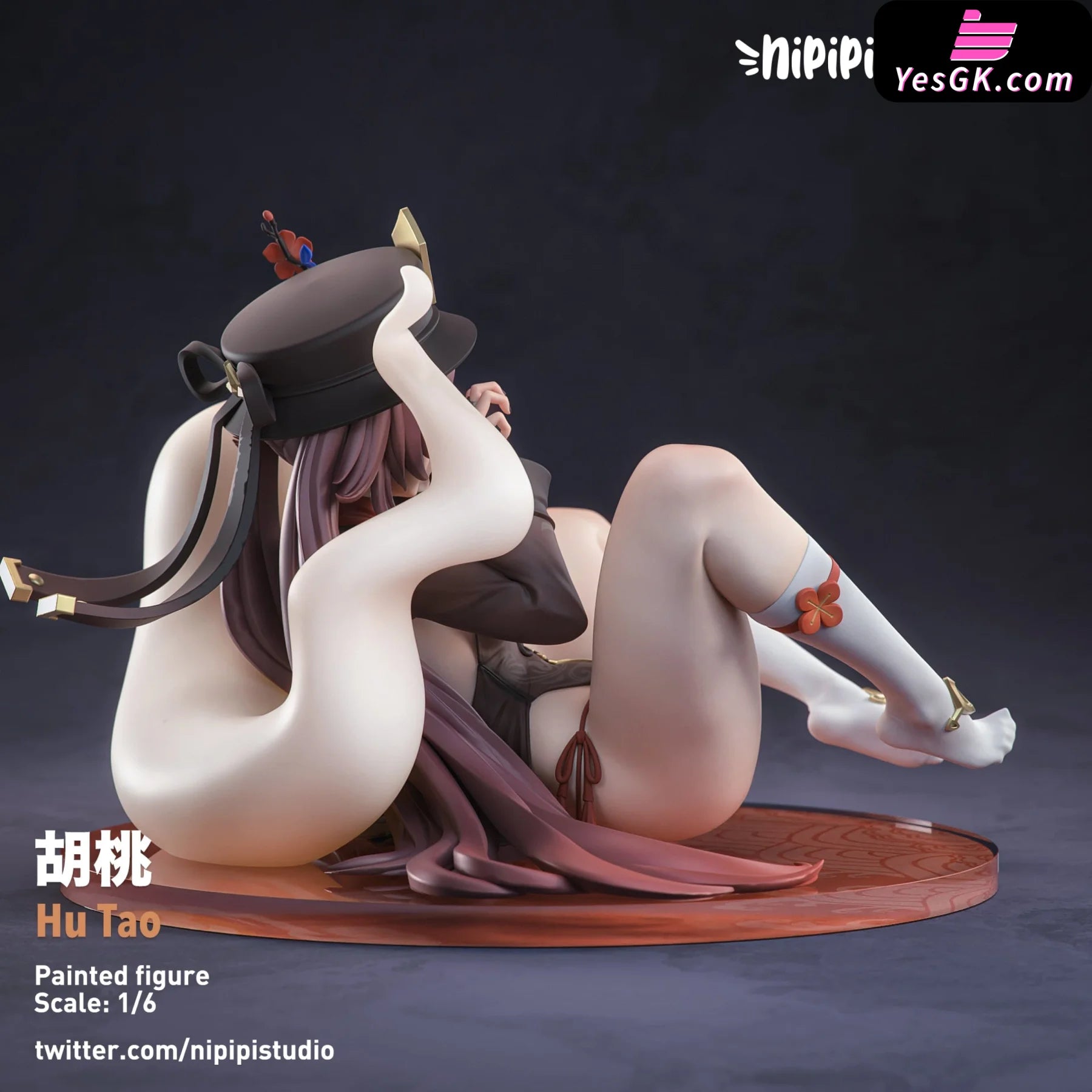 NiPiPi studio Genshin Impact HuTao Resin Statue Pre-order 1/6 Scale H14cm  2Body