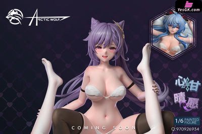 Genshin Impact Keqing & Ganyu 1/6 GK Statue Arctic wolf Studio [In Stock] Full Payment / B: Stockings version Genshin