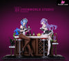 Genshin Impact Maid Ganyu Keqing Statue - Jigenworld Studio [Pre - Order] Deposit / Set