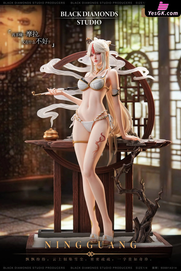 Genshin Impact Ningguang Statue - Black Diamond Studio [Pre-Order] Deposit / B R18 Version Nsfw 18