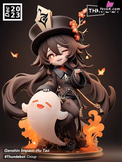 Genshin Impact Q Version Hu Tao Resin Statue - Thundebot Studio [Pre - Order] Deposit