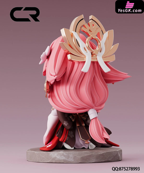 Genshin Impact Q Version Yae Miko Resin Statue - Cr Studio [Pre - Order]