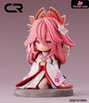 Genshin Impact Q Version Yae Miko Resin Statue - Cr Studio [Pre - Order] Deposit