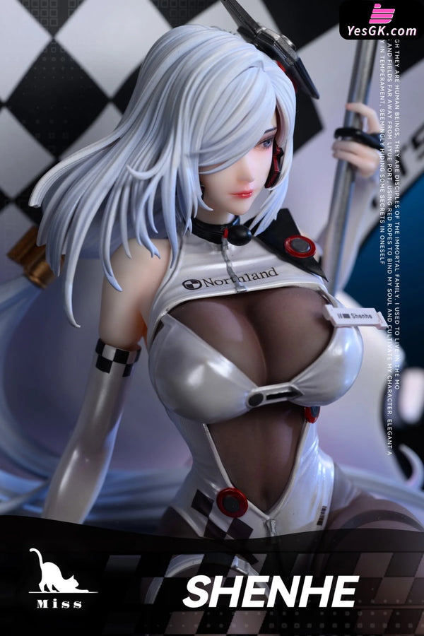 Genshin Impact Racing Queen Shenhe 1/6 GK Statue - Miss Studio [In-Stock] - Full Payment / Standard Edition - Genshin