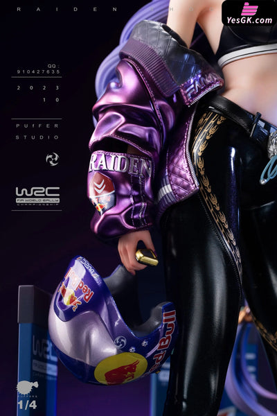 Genshin Impact Racing Raiden Shogun Resin Statue - Puffer Studio [Pre - Order]