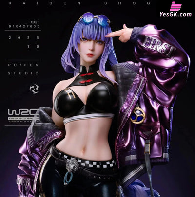 Genshin Impact Racing Raiden Shogun Resin Statue - Puffer Studio [Pre - Order]