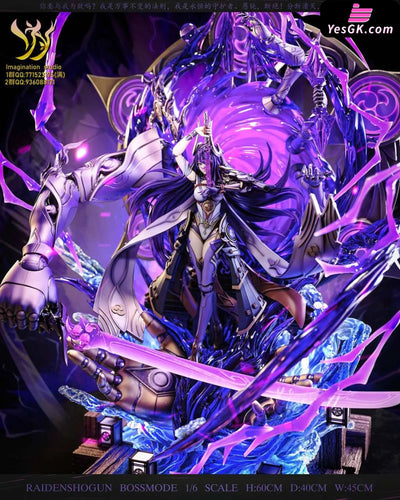 Genshin Impact Raiden Shogun 1/6 GK Statue - Imagination Studio [In-Stock] - Genshin Impact