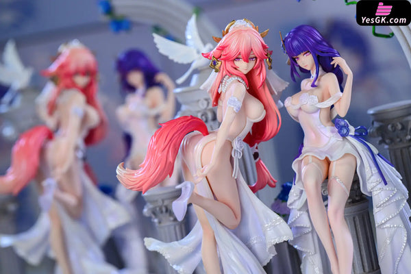 Genshin Impact Raiden Shogun x Yae Miko 1/6 GK Statue - Hakimi Studio [In-Stock] - Genshin Impact