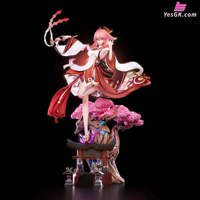 Genshin Impact Raiden Shogun x Yae Miko 1/6 GK Statue - Hakimi Studio [Pre-Order] Deposit / A: Regular Edition / Yae