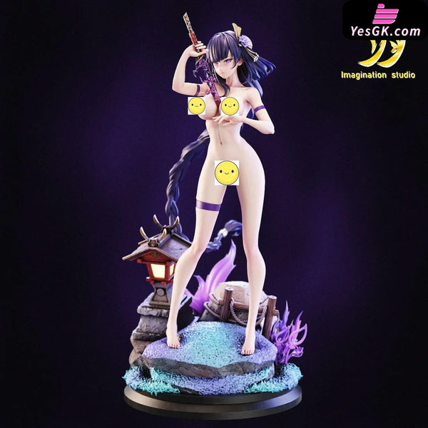 Genshin Impact Raiden Shogun & Yae Miko 1/6 GK Statue - Imagination Studio [In-Stock] - Full Payment / Nude Version
