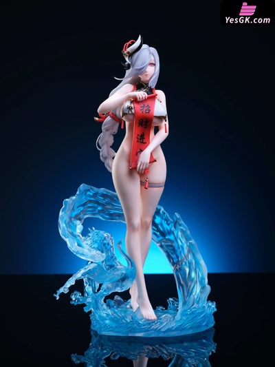 Genshin Impact Shenhe 1/6 GK Statue - Galaxy Studio [In-Stock] - Full Payment / B: Special Effect Base - Genshin Impact