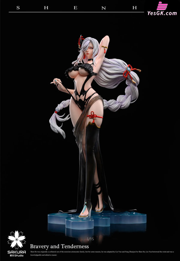 Genshin Impact Shenhe Statue - Sakura Studio [Pre-Order] Deposit / Standard Version (White) Nsfw 18+