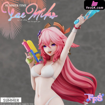 Genshin Impact Swimwear Series Raiden Shogun Yae Miko Statue - Ffs Studio [Pre - Order]