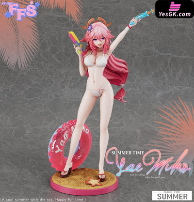 Genshin Impact Swimwear Series Raiden Shogun Yae Miko Statue - Ffs Studio [Pre - Order]