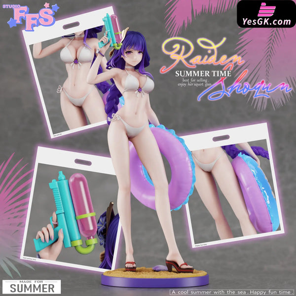 Genshin Impact Swimwear Series Raiden Shogun Yae Miko Statue - Ffs Studio [Pre - Order] Deposit / A