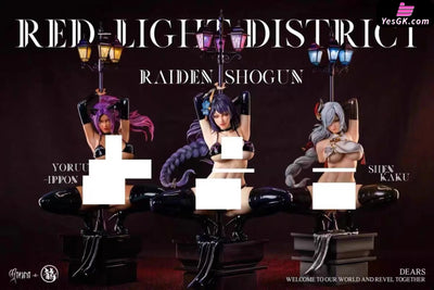 Genshin Impact Three Sisters In Red Light District Statue - Dragon Studio & Mihai Studio [In-Stock]