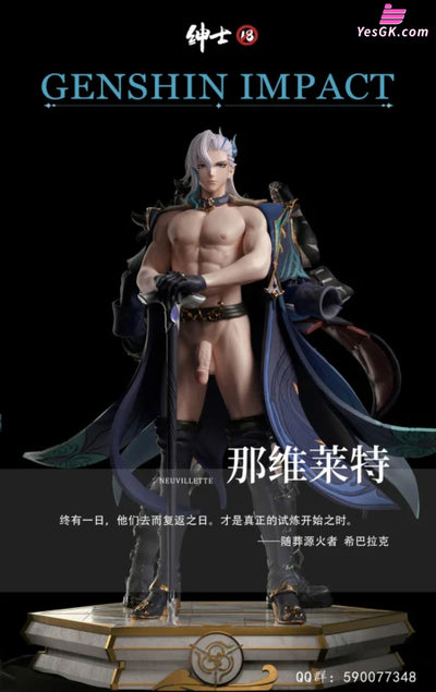 Genshin Impact Wriothesley & Neuvillette GK Statue - Gentleman 18 Studio [In-Stock] Genshin Impact
