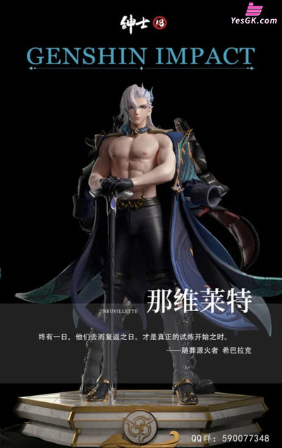 Genshin Impact Wriothesley & Neuvillette GK Statue - Gentleman 18 Studio [In-Stock] Full Payment / Neuvillette Genshin